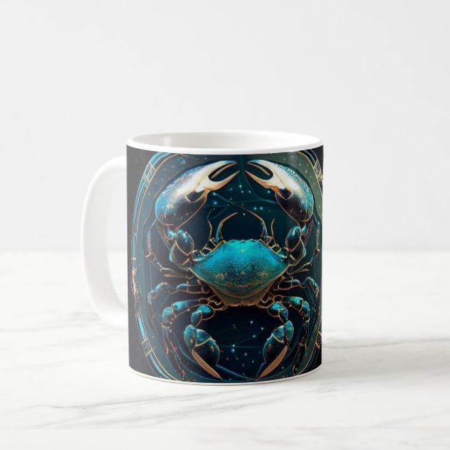 Cancer-Themed Nutritional Value Coffee Mug (Front Left)
