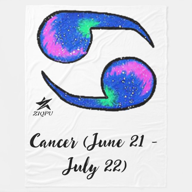 Cancer Throw Blankets (Front)