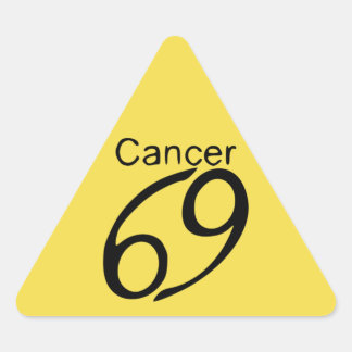 Cancer Triangle Sticker