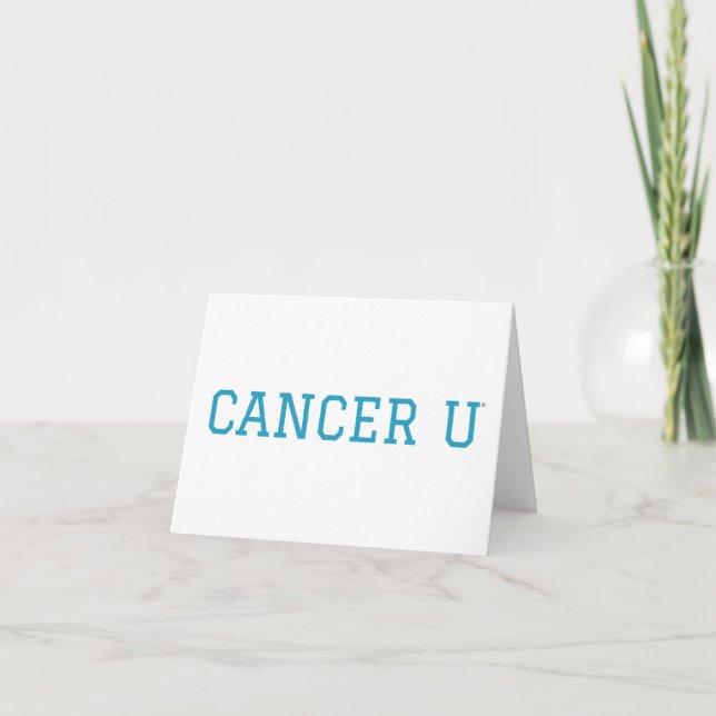 Cancer U Notecards (Front)
