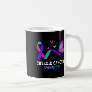 Cancer Warrior Butterfly Survivor Warrior Ribbon Coffee Mug