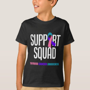 Cancer Warrior Support Squad Thyroid Cancer 1  T-Shirt