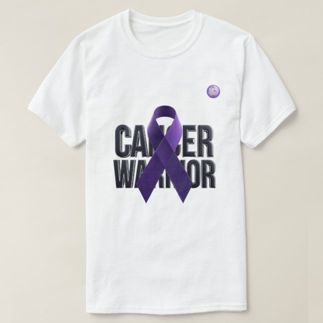 Cancer Warrior T-Shirt (Design Front)