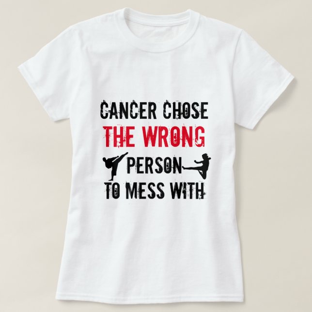 Cancer Warrior T-Shirt (Design Front)
