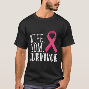 Cancer Warrior Women Gift Idea Breast Cancer Aware T-Shirt