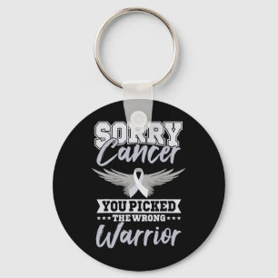 Cancer Warrior World Cancer Day Gift Pink Ribbon  Key Ring