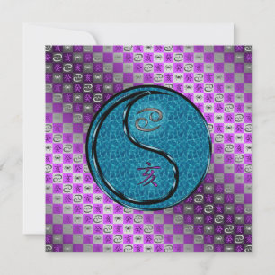 Cancer & Water Boar Card