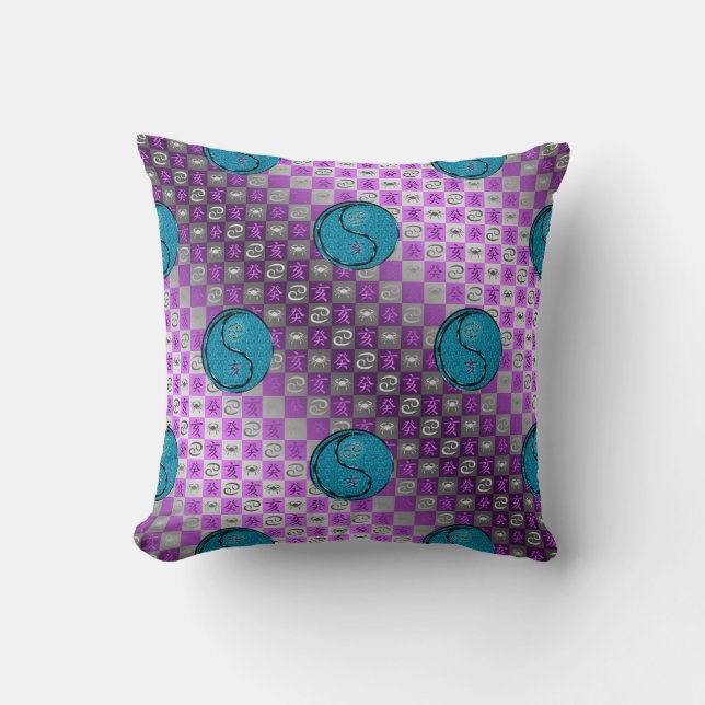 Cancer & Water Boar Cushion (Front)