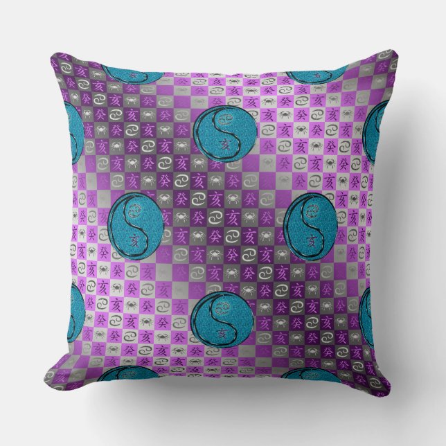 Cancer & Water Boar Cushion (Front)
