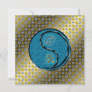 Cancer & Water Dragon Card