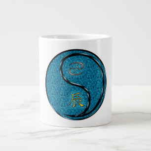 Cancer & Water Dragon Large Coffee Mug