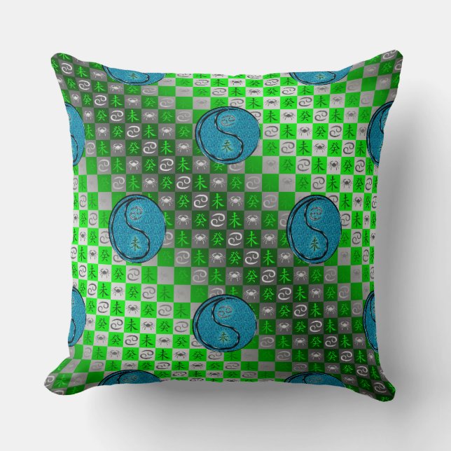 Cancer & Water Goat Cushion (Front)