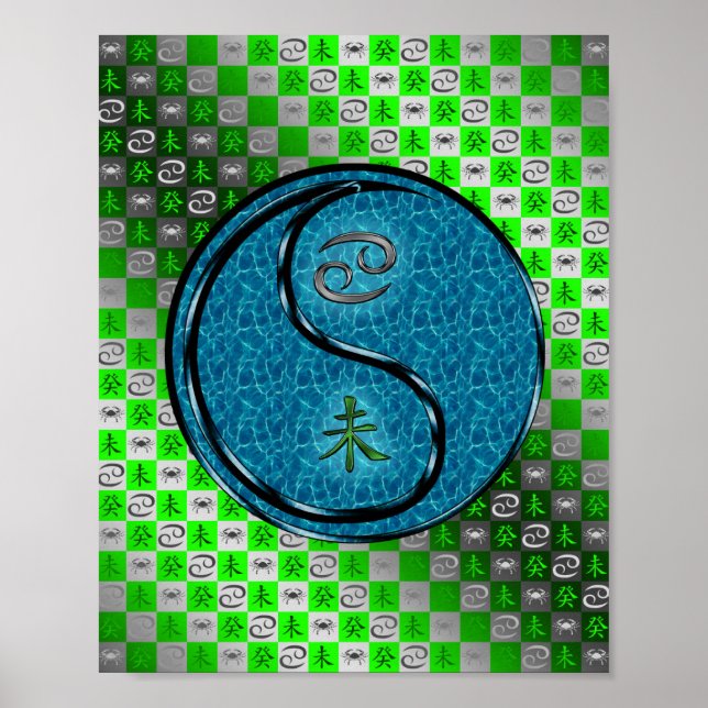 Cancer & Water Goat Poster (Front)