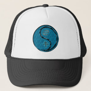 Cancer & Water Horse Trucker Hat