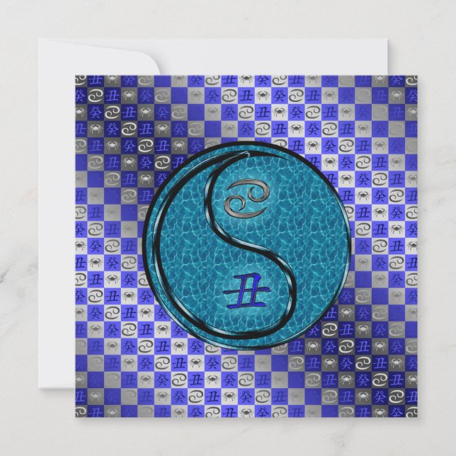 Cancer & Water Ox Card (Front)