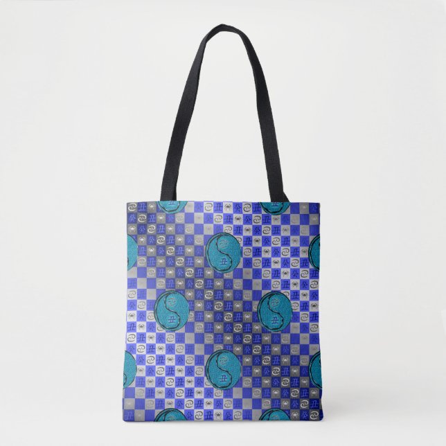 Cancer & Water Ox Tote Bag (Front)