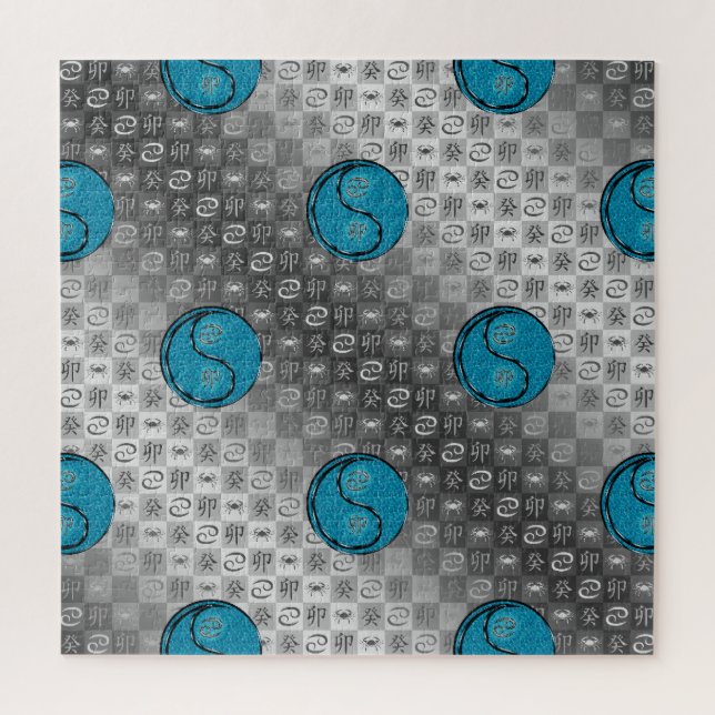 Cancer & Water Rabbit Jigsaw Puzzle (Vertical)
