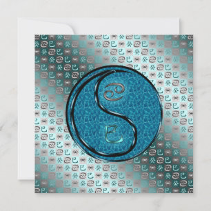 Cancer & Water Snake Card