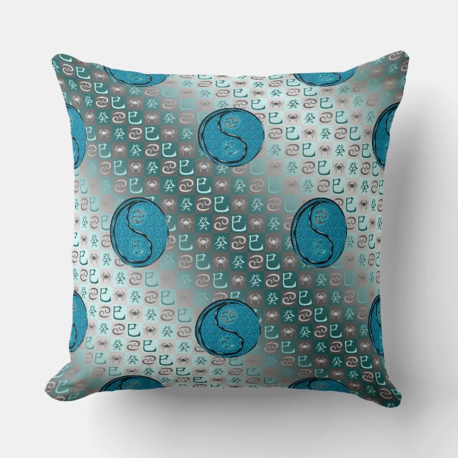 Cancer & Water Snake Cushion (Front)