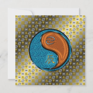 Cancer & Wood Dragon Card