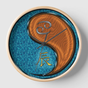 Cancer & Wood Dragon Clock
