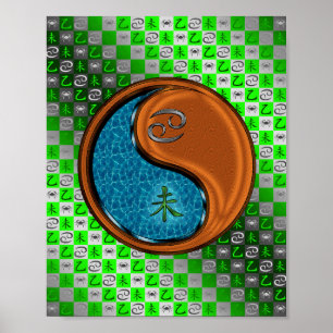 Cancer & Wood Goat Poster