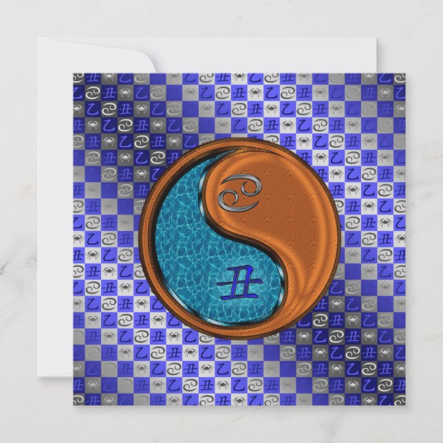 Cancer & Wood Ox Card (Front)