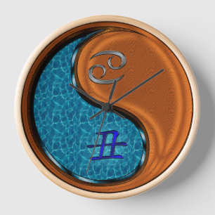 Cancer & Wood Ox Clock