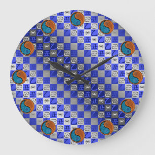 Cancer & Wood Ox Large Clock