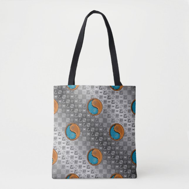 Cancer & Wood Rabbit Tote Bag (Front)