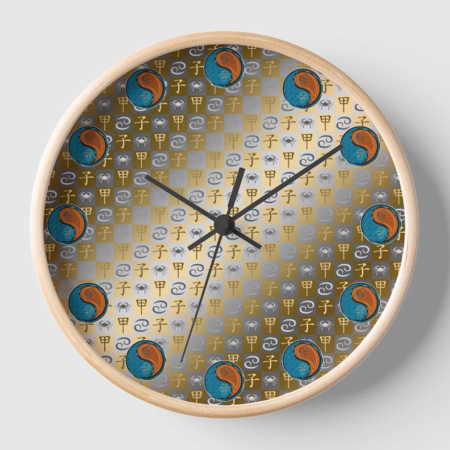 Cancer & Wood Rat Clock (Front)