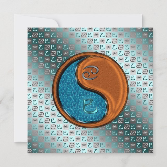 Cancer & Wood Snake Card (Front)