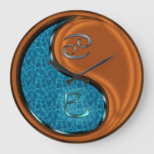 Cancer & Wood Snake Large Clock
