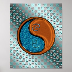 Cancer & Wood Snake Poster