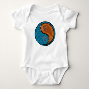 Cancer & Wood Tiger Baby Bodysuit