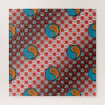 Cancer & Wood Tiger Jigsaw Puzzle<br><div class="desc">For those born under the sign of Cancer in the Year of the Wood Tiger.</div>