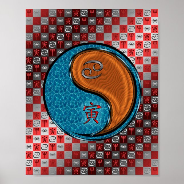 Cancer & Wood Tiger Poster (Front)