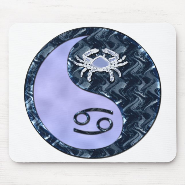 Cancer Yin Yang Mouse Pad (Front)