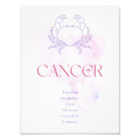 Cancer Zodiac Art Print