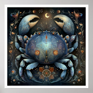 Cancer Zodiac Birth Sign Astrology Celestial