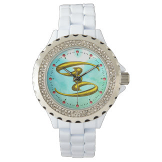 CANCER ZODIAC BIRTHDAY JEWEL AQUA BLUE OPALE Teal Watch