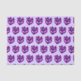 Cancer Zodiac Coquette Heart Birthday Cake Tissue Paper