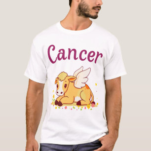 Cancer Zodiac Cow Png, Cute Cancer T-Shirt