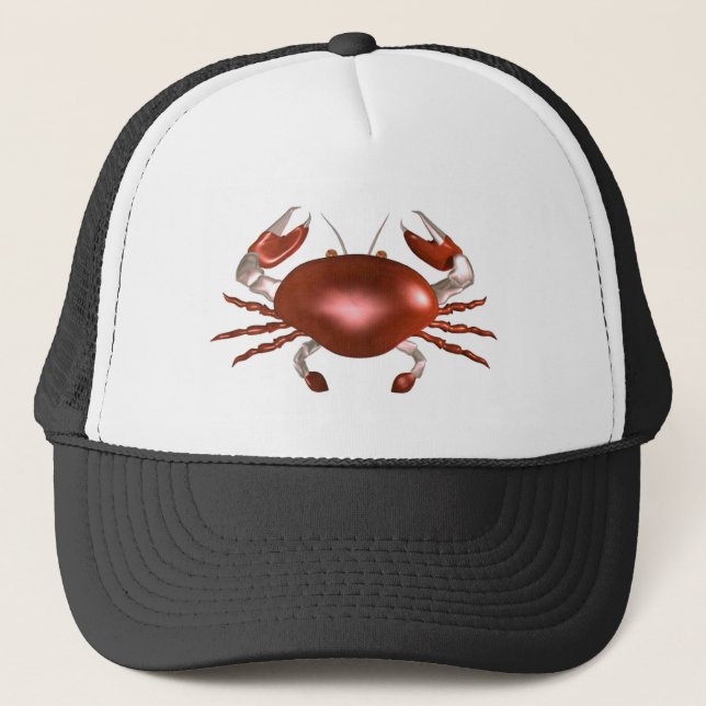 Cancer zodiac Crab by Valxart.com Trucker Hat (Front)