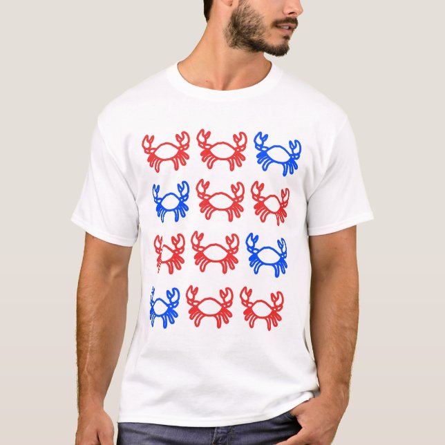 Cancer Zodiac Crab T‑Shirt – Emotional Cancer  T-Shirt (Front)