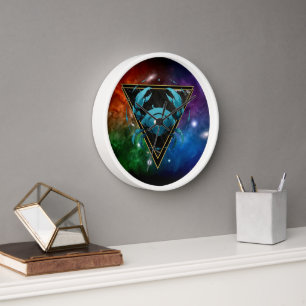 Cancer Zodiac Gift Astrology Clock