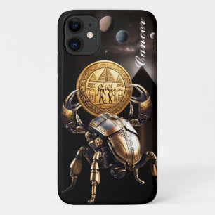 Cancer, zodiac, gold, birth, design, pretty  Case-Mate iPhone case
