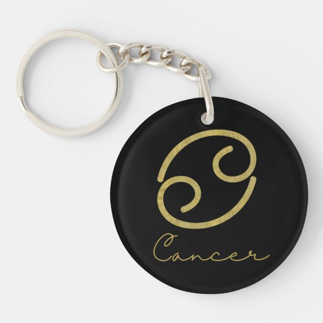 Cancer Zodiac   Keychain (Front)