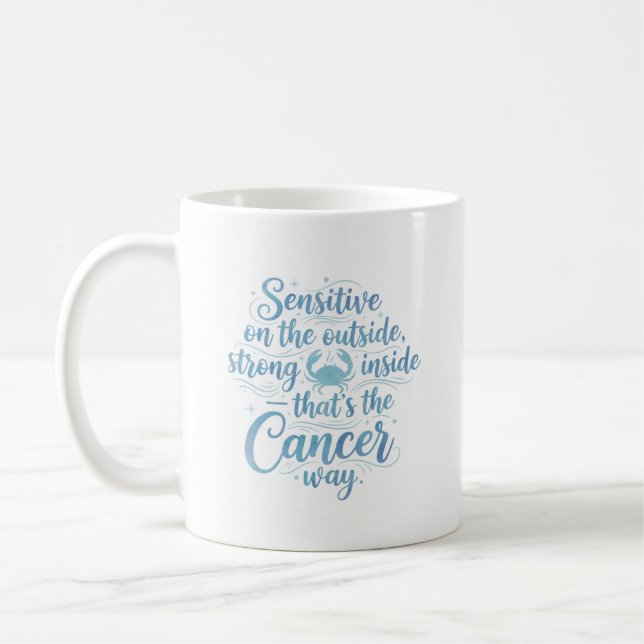 Cancer Zodiac Mug (Left)