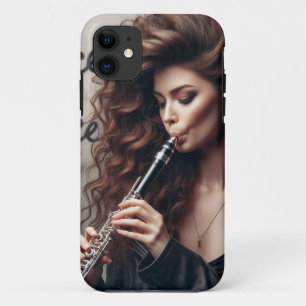 Cancer Zodiac Musician Clarinet  Case-Mate iPhone Case